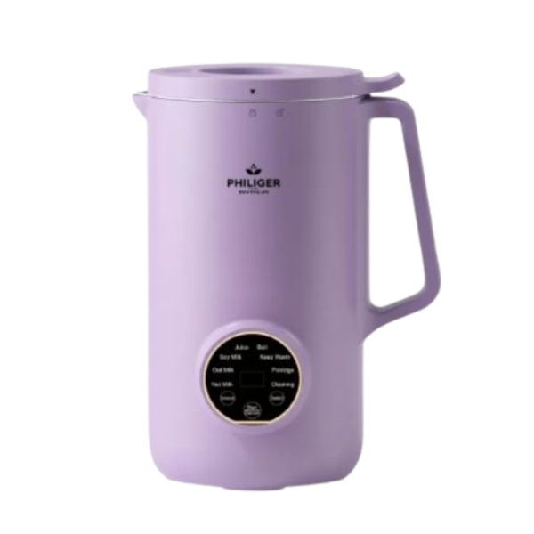 Máy Làm Sữa Hạt Philiger F508, 6 chức năng xay nấu, dung tích 600ml